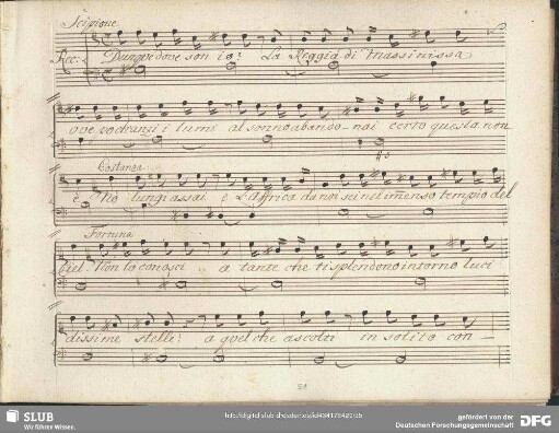 Recitativo: Dunque dove son io