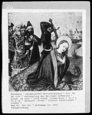 Enthauptung der Heiligen Katharina