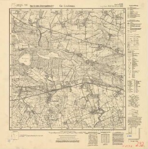 1391 (alte Nr.: 232) Gr. Lindenau, Meßtischblatt (4cm - Karte)