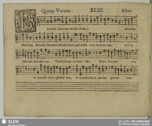 XLIII. Benedic Domine domum istam