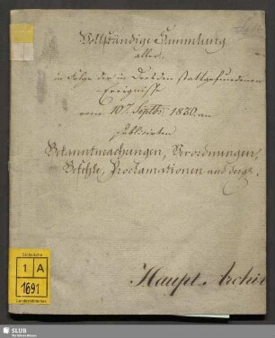 2. Fortsetzung: Enthält die Bekanntmachungen vom 1sten bis 6ten October 1830