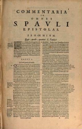 [Commentaria in Vetus et Novum Testamentum], [9]. Commentaria In Omnes D. Pavli Epistolas