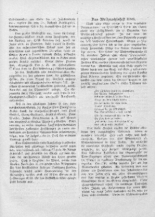 Das Weihnachtsfest 1898