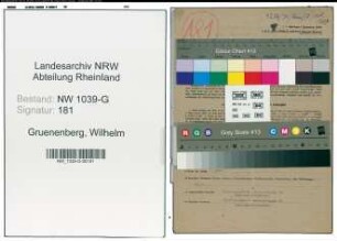 Entnazifizierung Wilhelm Gruenenberg , geb. 31.01.1898 (Bankangestellter)