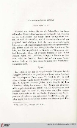 21: Von griechischen Inseln