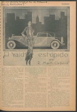El "raid" estúpido