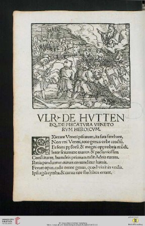 Eq. De Piscatvra Venetorvm Heroicvm