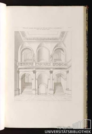 Pl. 61. Vue Du Grand Escalier Du Palais Pitti, A Florence. Prise Du Premier Étage