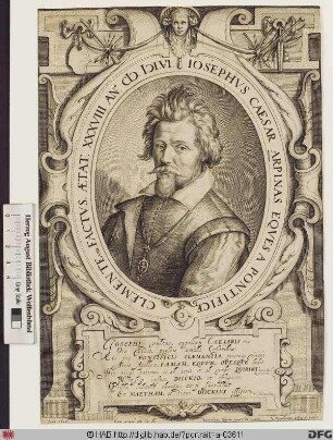 Bildnis Giuseppe Cesari, gen. Cavalier d'Arpino