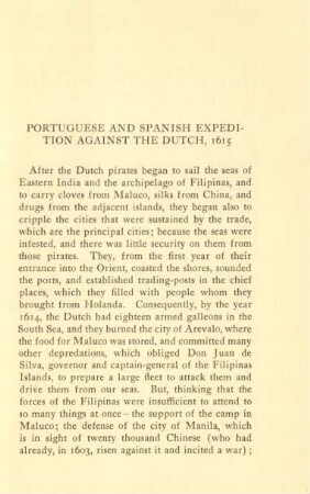 Portuguese and Spanish expedition against the Dutch, 1615