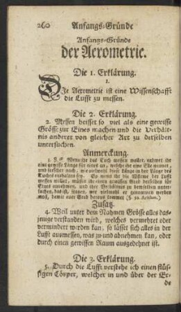Anfangs-Gründe der Aerometrie