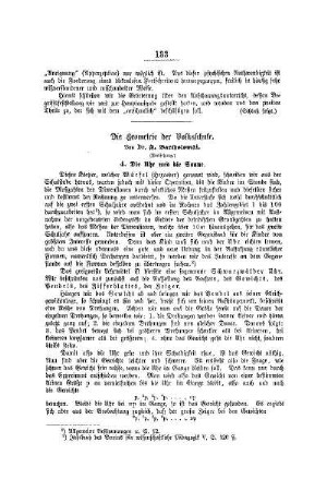 Die Geometrie der Volksschule : (Fortsetzung)