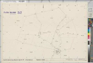 Beckum Ksp. u.Stadt (Beckum), Umlegung Beckum, Gem.Karte Beckum, Kspl. Flur 60