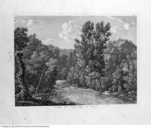 Raccolta delle vedute pittoresche di Roma e de suoi contorni ... volume 1. Parte 1., Tafel 10 (N. 12): Veduta del Ponte Lupo a Tivoli