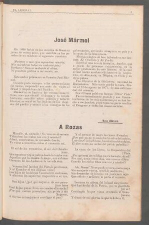 José Mármol : [Información sobre su vida]