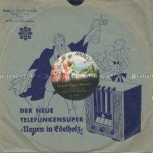 Platte mit Marschmusik