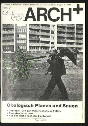 Heft 51/52: Ökologisch Planen und Bauen