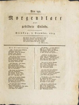 1813: Nro. 292