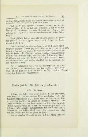 Zweite Periode. Die Zeit des Frankenreiches