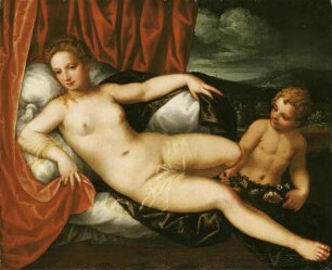 Ruhende Venus mit Amor