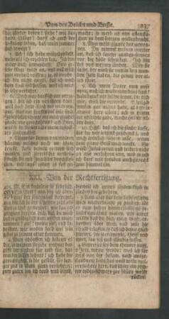 XXI. Von der Rechtfertigung