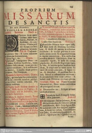 Proprium Missarum De Sanctis