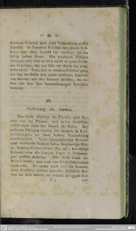 58. Verbreitung der Saamen