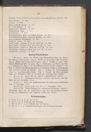 Karten-Verzeichniss