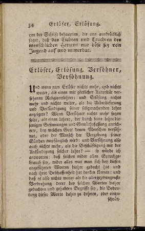 Erlöser, Erlösung. Versöhner, Versöhnung