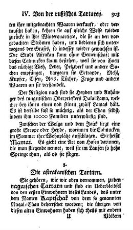 3. Die astrakanischen Tartarn