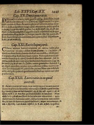 Cap. XXI. Ratio hujus juris