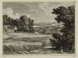 Landschaft mit Schnittern, aus: "Folge von zwei Landschaften"