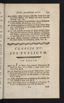 135-164, Classis XV: Jus publicum - Classis XVII: Historia Belgica