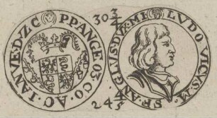 Bildnis von Ludovico, Herzog von Mailand
