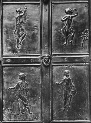 Augsburg, Bronzetür. Diözesanmuseum St. Afra