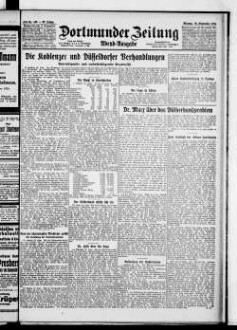 Dortmunder Zeitung. 1874-1939