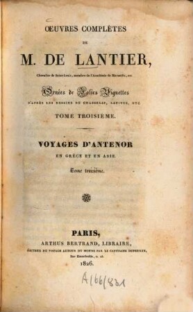 Oeuvres complètes : Ornées de jolies vignettes, 3. T. 3. - 388 S. : 1 Ill.