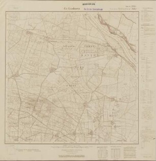 2933 (alte Nr.: 1466) Gr. Gusborn, Meßtischblatt (4cm - Karte)