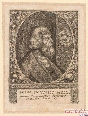 Hieronymus (II.) Holzschuher, Septemvir; geb. 1469; gest. 1529