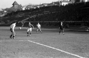 Bukarest: [Fußballspiel] Bucuresti-Berlin, 1 : 0, Spielszene
