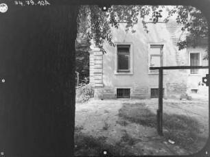 Dresden-Striesen, Voglerstraße 9. Wohnhaus (um 1895). Rückseite (Teilansicht)