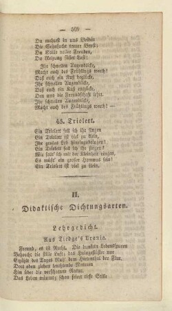 II. Didaktische Dichtungsarten