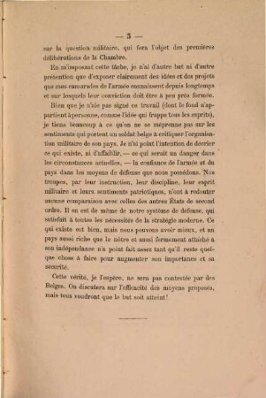 Réorganisation du système militaire de la Belgique, par un officier supérieur