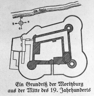 Halle (Saale), Moritzburg, Grundriss