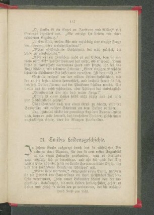 21. Emilys Leidensgeschichte.