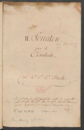 Sonatinen; cemb; B-Dur; H 295; Wq 63/10