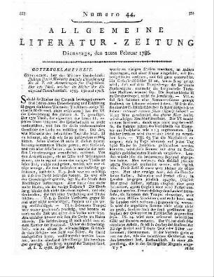 Michaelis, J. D.: Deutsche Übersetzung des Alten Testaments. T. 12. Welcher die Bücher der Könige und Chronik enthält. Göttingen: Vandenhoeck 1785
