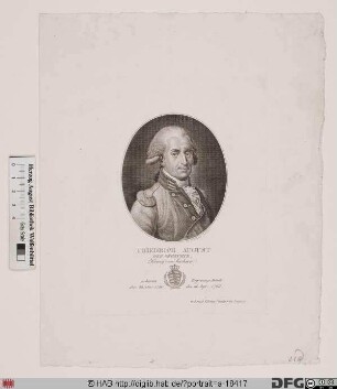 Bildnis Friedrich August III. (I.) der Gerechte, Kurfürst (1806 König) von Sachsen (reg. 1763/68)-1827)