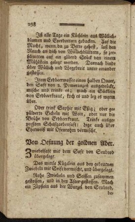 Von Oefnung der goldnen Ader