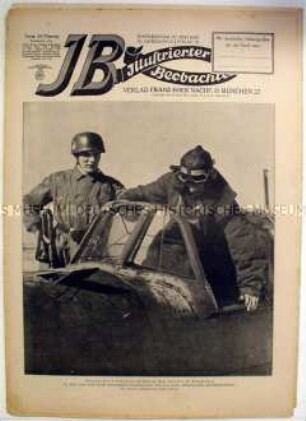 Wochenzeitschrift der NSDAP "Illustrierter Beobachter" u.a. mit einem Bildbericht aus dem Atelier von Arnold Breker
